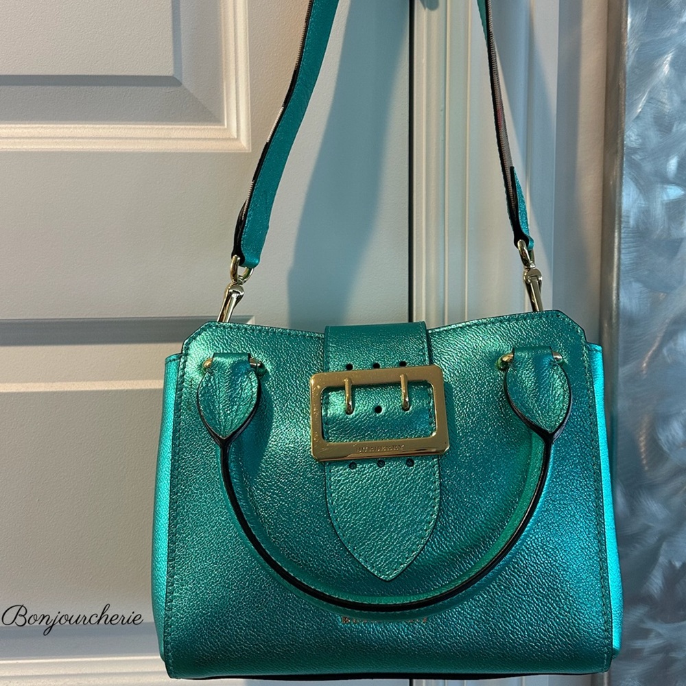 Authentic Burberry Turquoise bag - Picture 11 of 16